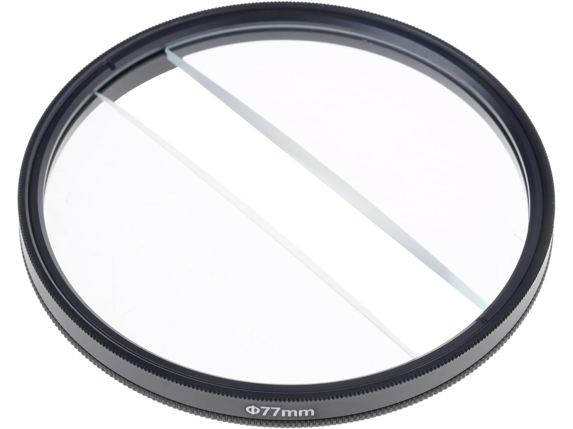 Filtro De Dioptrías Divididas Para Fotografía De Paisajes. Efecto Especial.
