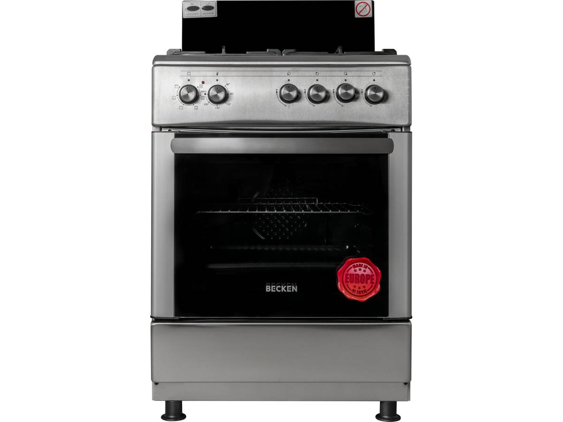 Cocina BECKEN BMS4507N IX (64 L - Eléctrico y Gas Butano-Propano -Inox)