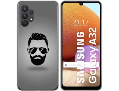 Carcasa Samsung Galaxy A32 4G TUMUNDOSMARTPHONE Barba Multicolor