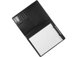 Carpeta Organizadora Multifuncional Tamaño A4 En Piel Sintética Negra.