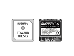 Módulo Gps Rushfpv Gnss Pro Ubx Nmea M10 Doble Protocolo Antena Cerámica Brújula 5883 Aviones Rc Coches Drones Fpv