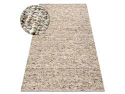 Alfombra sand, beige NEPAL 2100 - lana, de doble cara, natural