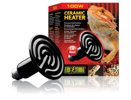 Lámpara de cerámica calefactora para reptiles EXO TERRA,100W