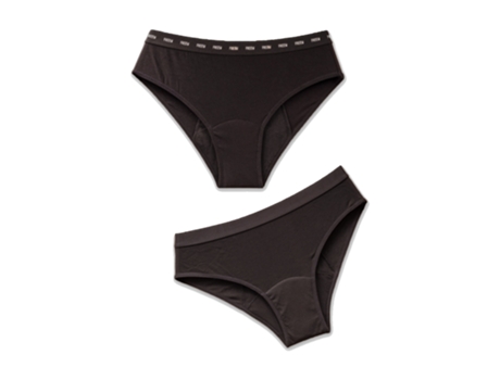 Conjunto de 2 Bragas ANAISSA Bambu Mujer (38-40 - Negro)