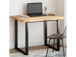 Tablero De Mesa | Superficie De Mesa | Tablero De Escritorio Rectangular Madera Maciza Acacia 100x80x4 Cm Wsd97936