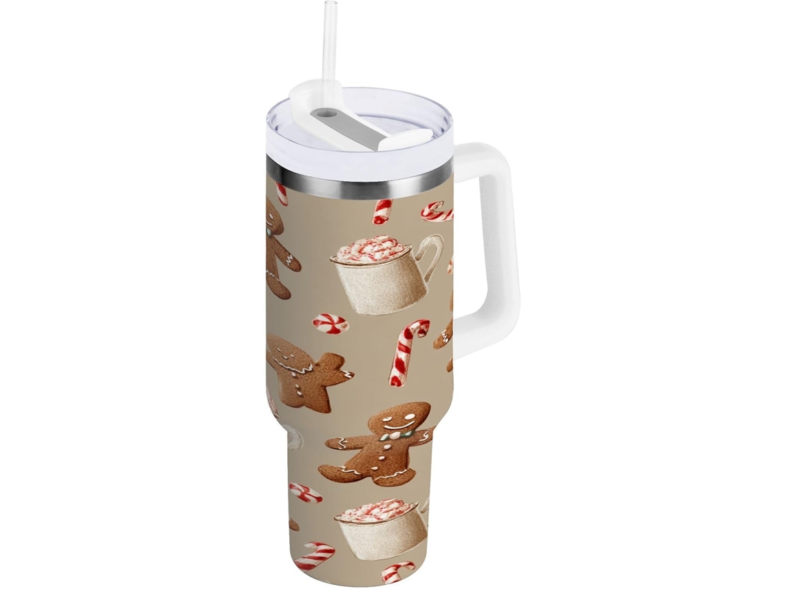 Galleta Vaso Botella Taza Acero Inoxidable - Vaso Térmico Portátil