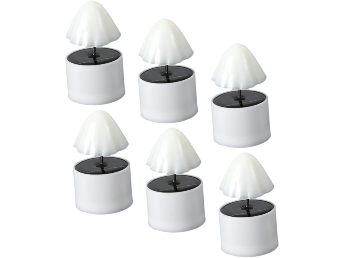 Juego De 6 Velas Led Para Jardín Y Exteriores.
