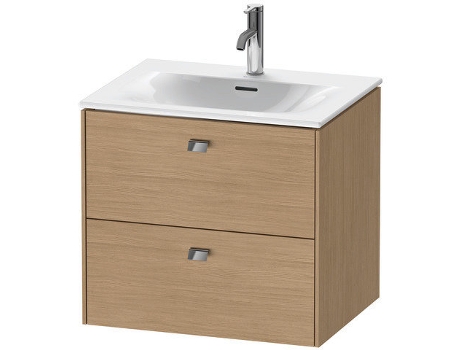 Mueble DURAVIT Brioso bajo lavabo montado en la pared 62,0 x 47,9 cm 2 cajones incl. recorte de sifón y delantal para lavabo Viu 234463