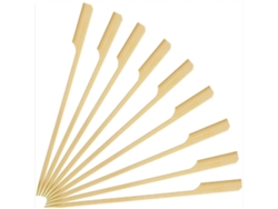 Palillo Para Canapés, Multiusos Para Aperitivos Con Construcción Duradera, Brochetas De Bambú Natural De 11 Cm Con Agarre Cómodo, Ideal Para Cócteles,