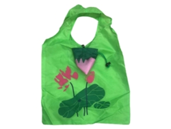 Bolsa de la compra reutilizable con forma de fruta, portátil, plegable con cordón, fabricada en tejido resistente, de gran capacidad y multifuncional.
