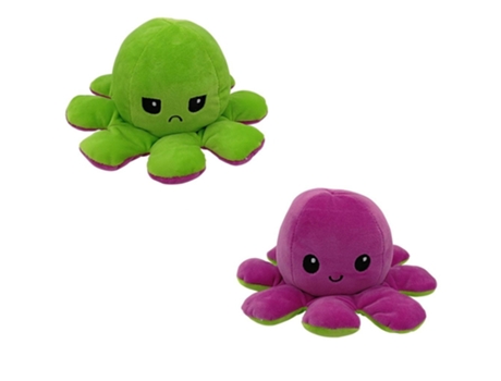 Muñeco Octopu de Peluche Con Tapa de Doble Cara F