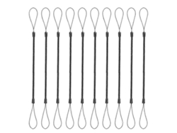 Conjunto De 10 Cordões Elásticos Espirais Anti-perda Para Canetas, Suporte Retrátil Para Tablets, Cordão De Plástico Para Prender Canetas Em Pran