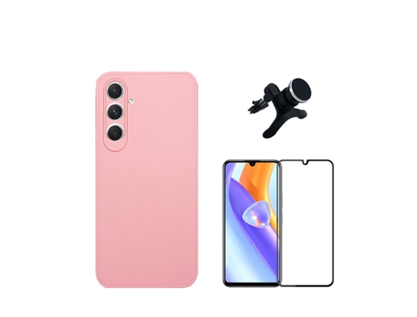 Kit De Película De Vidrio Templado De Cubierta Completa 5D Soporte Magnético Para Coche Reforzado Con Silicona Líquida PHONECARE Para Samsung Galax...