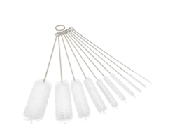 2026-10 Cepillos De Limpieza Para Pajitas Cepillos De Acero Inoxidable Y Nylon Para Limpiar Pajitas Reutilizables Y Tubos
