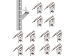 10 Piezas Clip De Estante De Congelador Acero Inoxidable 304 Soporte Para Nevera Comercial Refrigerador