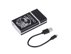 Estuche portátil para cigarrillos con encendedor eléctrico recargable por USB Super Mini Silver Eagle
