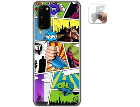 Carcasa Samsung Galaxy A41 TUMUNDOSMARTPHONE Comic Multicolor
