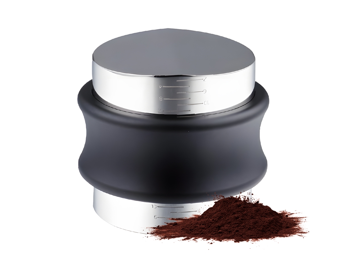 Dispensador Y Prensador De Café 2 En 1, Acero Inoxidable 304, Ajustable De 53,3 Mm.
