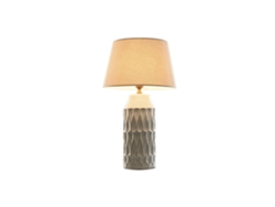 Lampara Sobremesa Porcelana Algodon 40x40x69cm