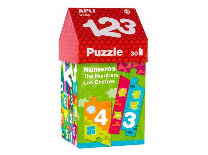 Puzzles APLI KIDS Casita 123 (30 piezas)