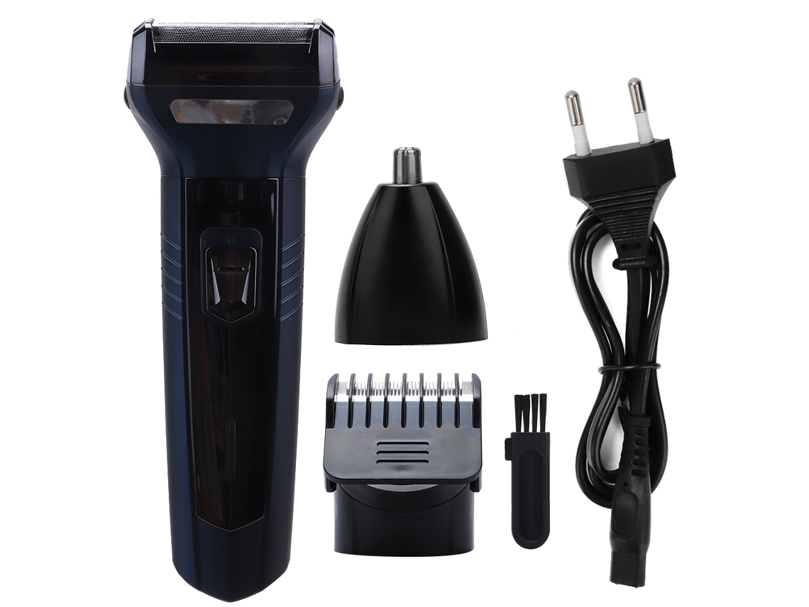 Recortadora Eléctrica Multifuncional Recargable Para Barba, Bigote Y Vello Nasal.