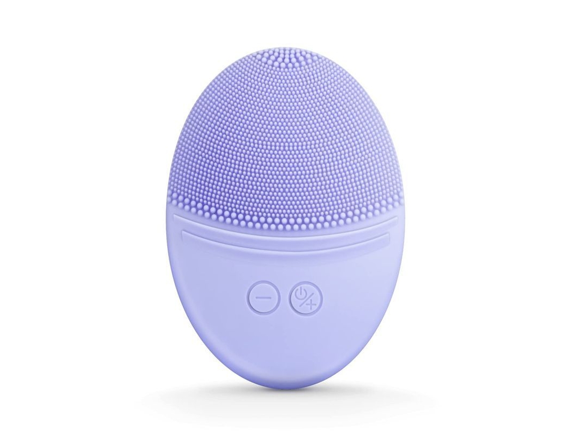 Cepillo De Limpieza De Silicona Suave Ultra Higiénico Con Vibración Sónica, Color Morado.
