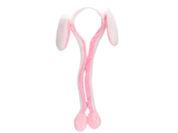 JILLIOPER Orejas de Conejo LED Rosa - Diadema Luminosa, Decoración para Fiesta, Pascua, Noche