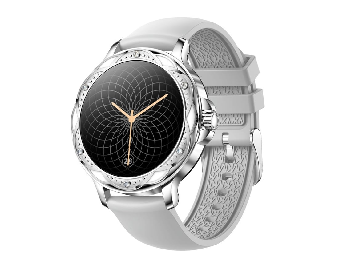 Smartwatches Pulsómetro Femenino Ip67 Resistente Al Agua Plata YEMAESRE