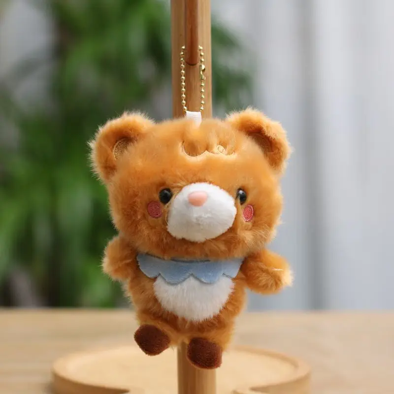 Llavero De Peluche De Osito (marrón) Adorable, Suave Y Esponjoso, Un Precioso Adorno Para El Bolso.