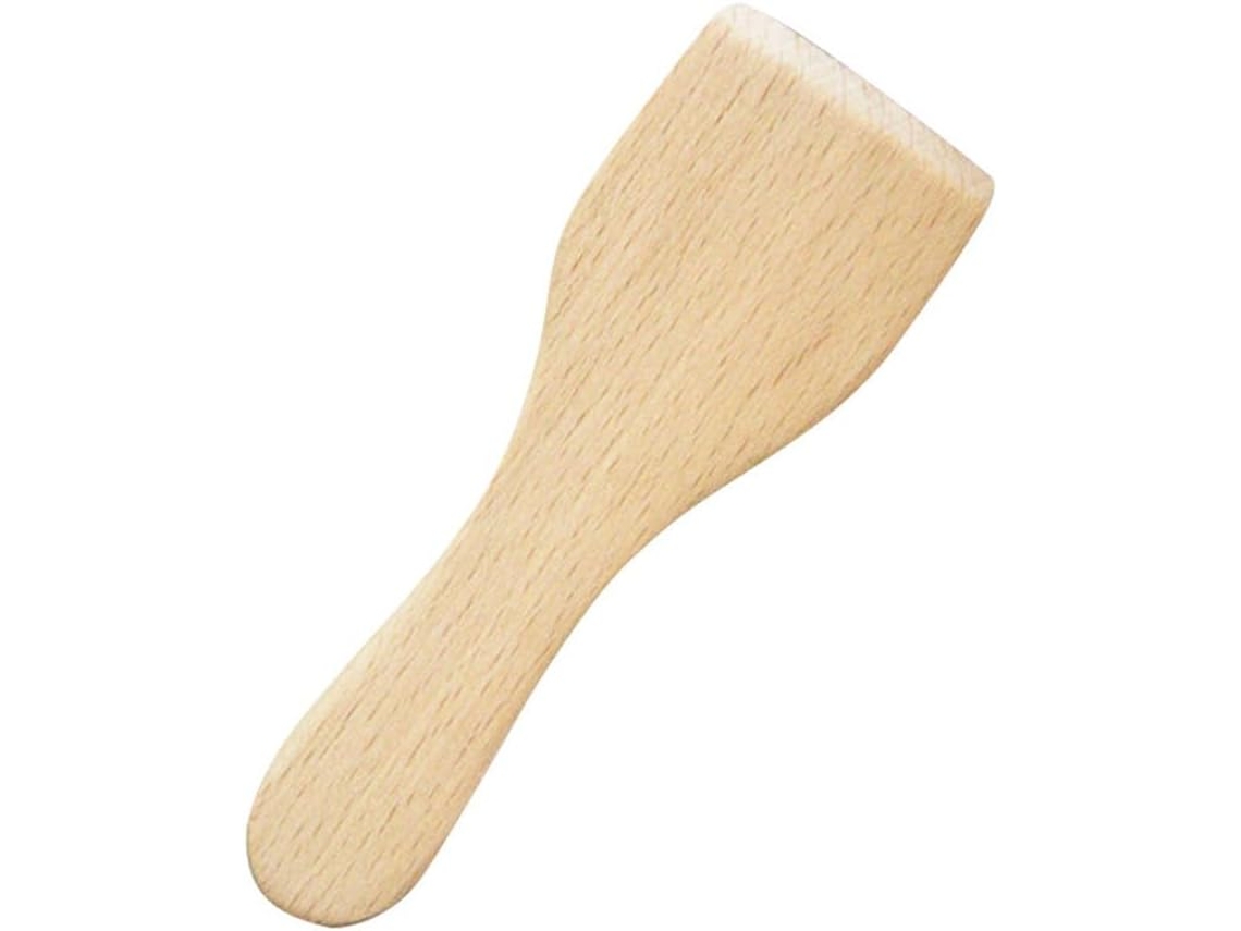 Raspadeira De Manteiga De Faia Pequena - Design Ergonômico - Fácil De Limpar - 13 X 4 X 0,5 Cm