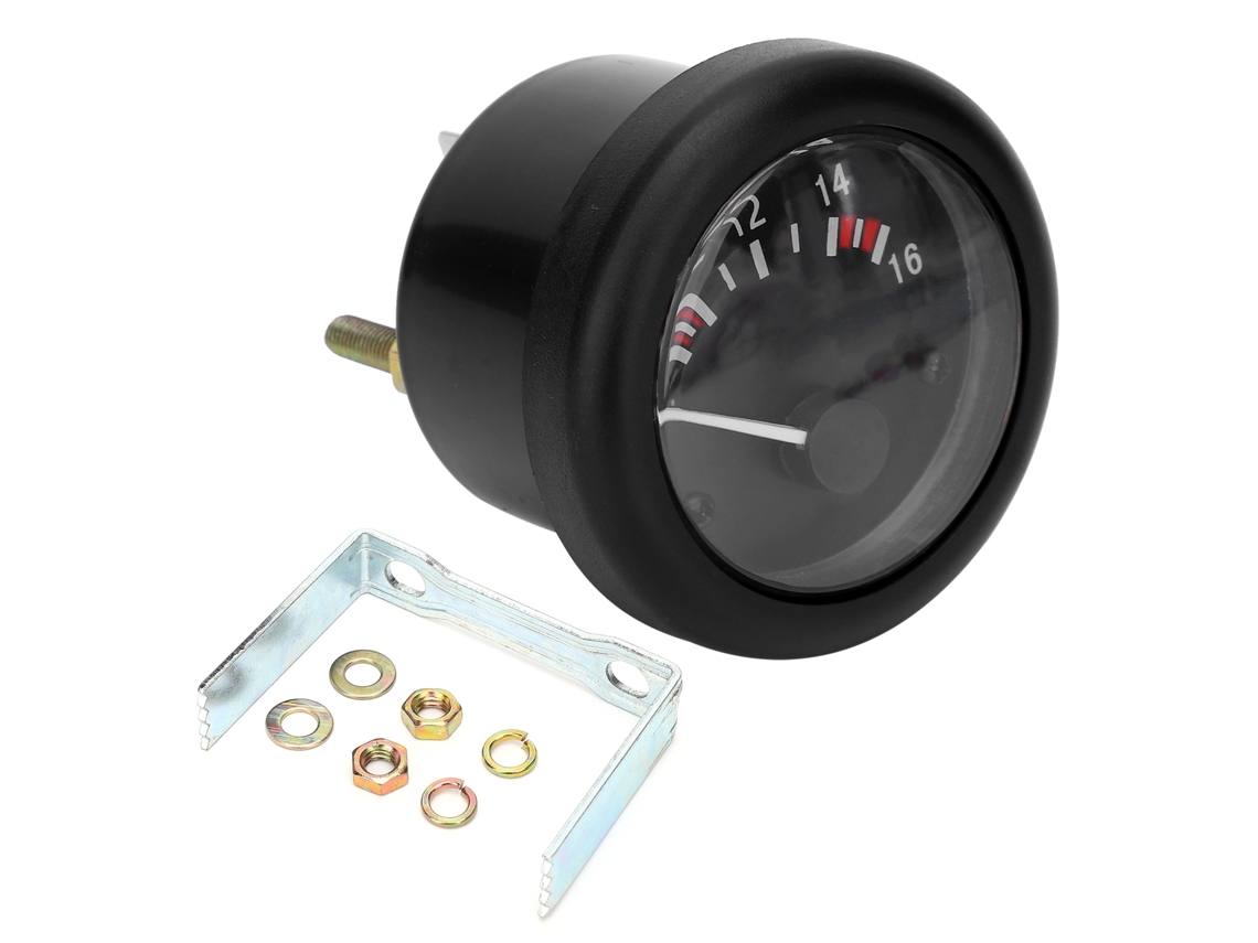 Voltímetro De Batería De 52 Mm Vd-g-117 Para Motores De Automóviles, Medición De Cc De 8 A 16 V, Plástico.