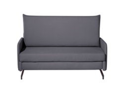Sofá cama BELIANI Belfast de Poliéster Gris 147x80x68