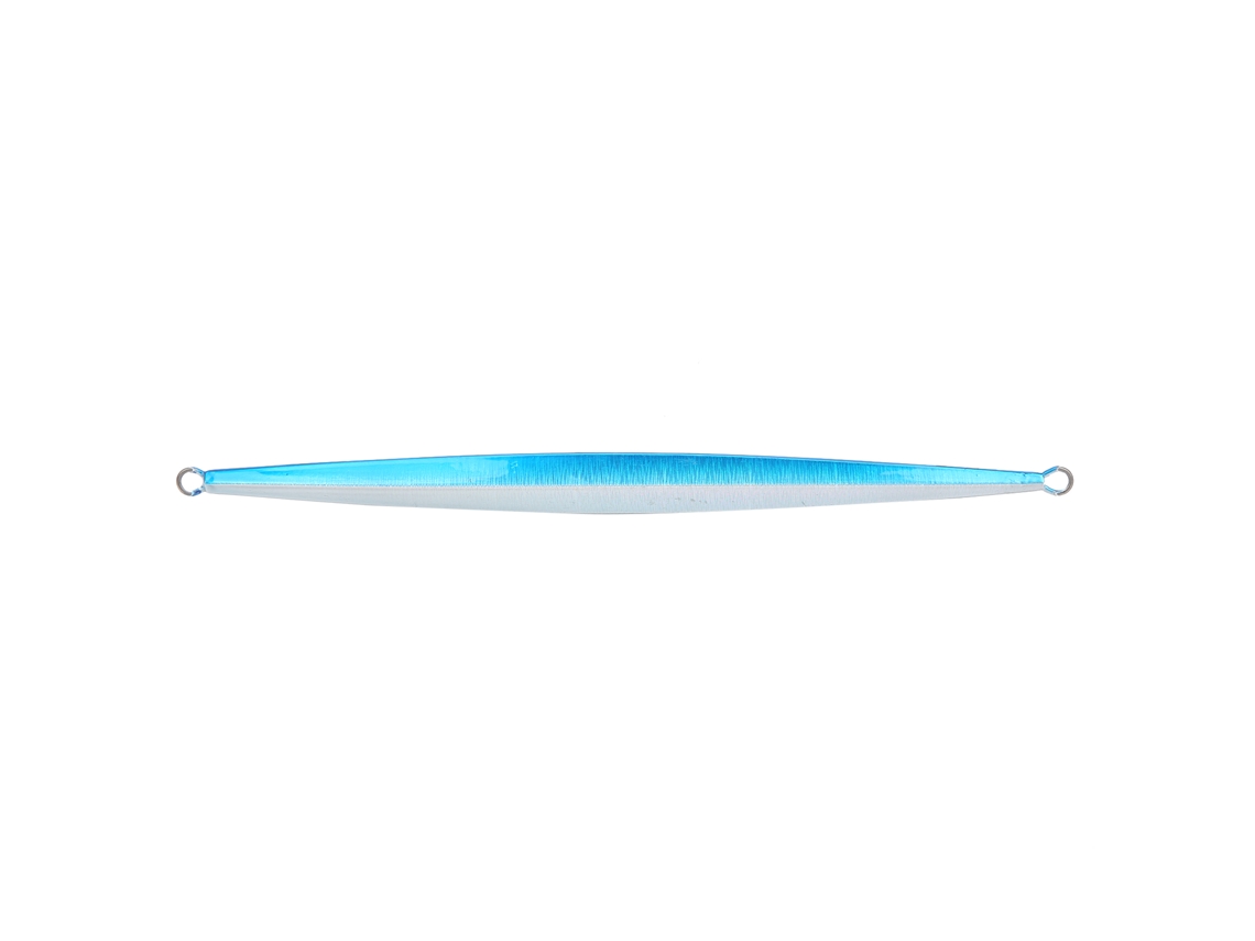 Señuelo Metálico Artificial Para Pesca Desde Embarcación, De Hundimiento Rápido, Para Peces Gemelos, Atunes, Sardinas Y Bacalaos - Rayas Azules Y Blancas
