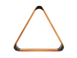 Triángulo De Madera De Pino De 57,2 Mm Para Billar De 9 Bolas, Estilo Británico-americano Elegante, Negro Y Amarillo.