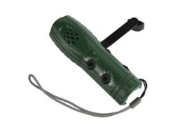 Radio Linterna De Manivela Portátil Multifuncional Soporte Am Fm Sos Alerta Radio Linterna Para El Hogar Al Aire Libre Verde Oscuro