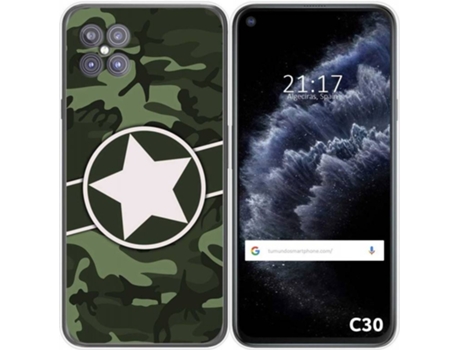 Carcasa Cubot C30 TUMUNDOSMARTPHONE Camuflaje 01 Multicolor