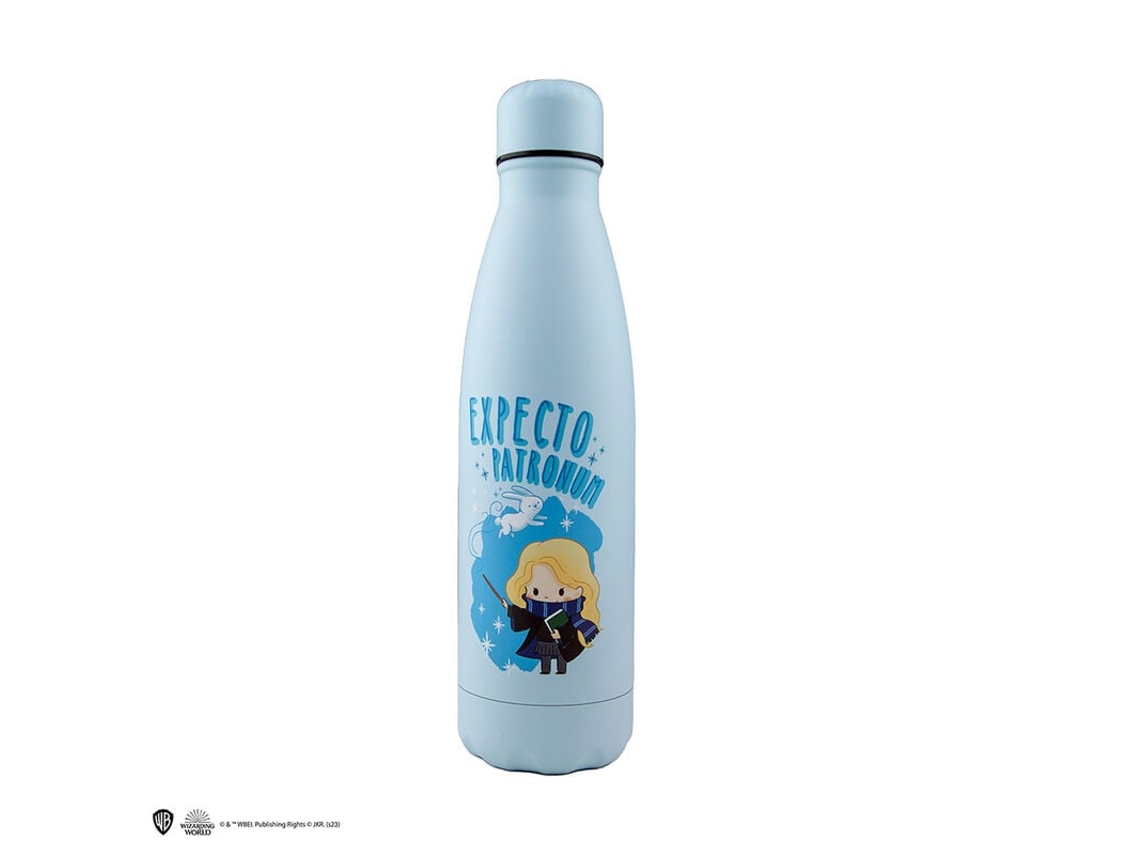 Botella de metal B.active con el patronus de Luna de Harry Potter