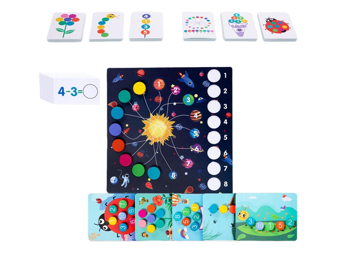 Juguetes para contar, juguete de suma y resta de matemáticas, Slowmoose