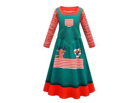 Disfraces de navidad cosplay vestido infantil 110
