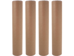 Juego De 4 Tubos De Envío Para Pósteres: Tubos De Envío De Papel Kraft Reforzado Con