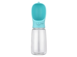 Botella De Agua Portátil Para Perros Y Gatos, A Prueba De Fugas, Apta Para Uso Alimentario, Azul - 350/550 Ml