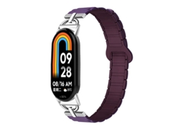 Pulsera para Xiaomi Smart Band 10/9/8 - Silicona magnética - Tres esferas en forma de D
