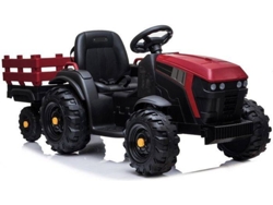 Tractor Eléctrico CARS Atrelado BDM0925 (Edad Minima: 3 - Rojo)