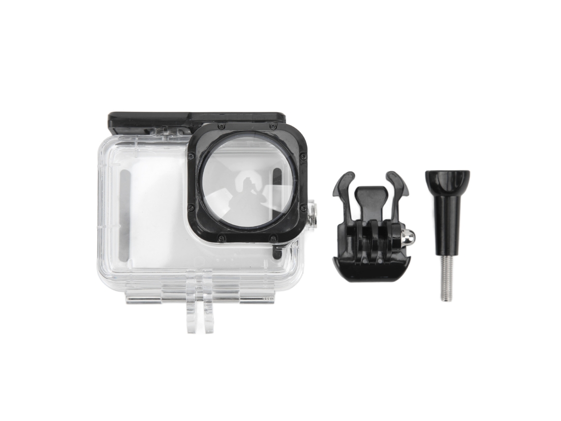 Caja Estanca Impermeable 40m Para Lente Max Lens Mod Hero 10/9 Cámara De Acción Ángulo Amplio Negro
