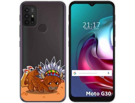 Carcasa Motorola Moto G10 / G30 TUMUNDOSMARTPHONE Bufalo Multicolor