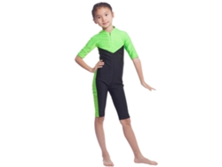 2026-traje De Baño Musulmán De Manga Corta Para Niñas Monopieza Moda Islámica
