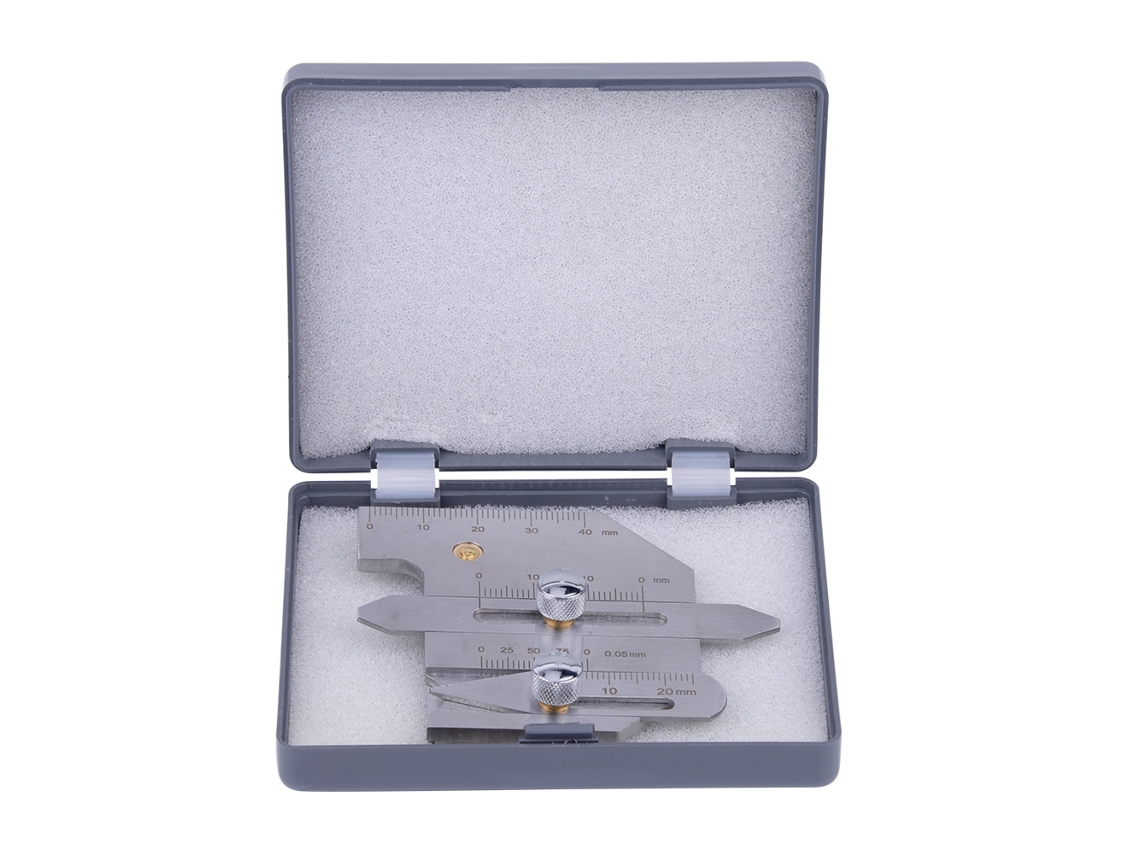 Calibrador De Soldadura Hjc-40 De Acero Inoxidable Con Múltiples Funciones Para La Inspección De Juntas Soldadas.