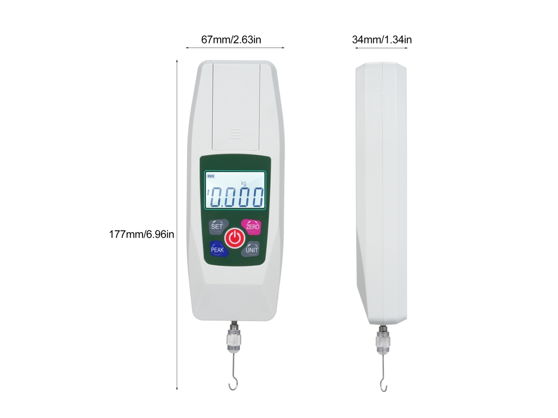 Medidor De Fuerza Digital Automático Con Comprobador De Tracción Con Apagado, Presión 50 N/5 Kg, Dinamómetro De Empuje-tracción