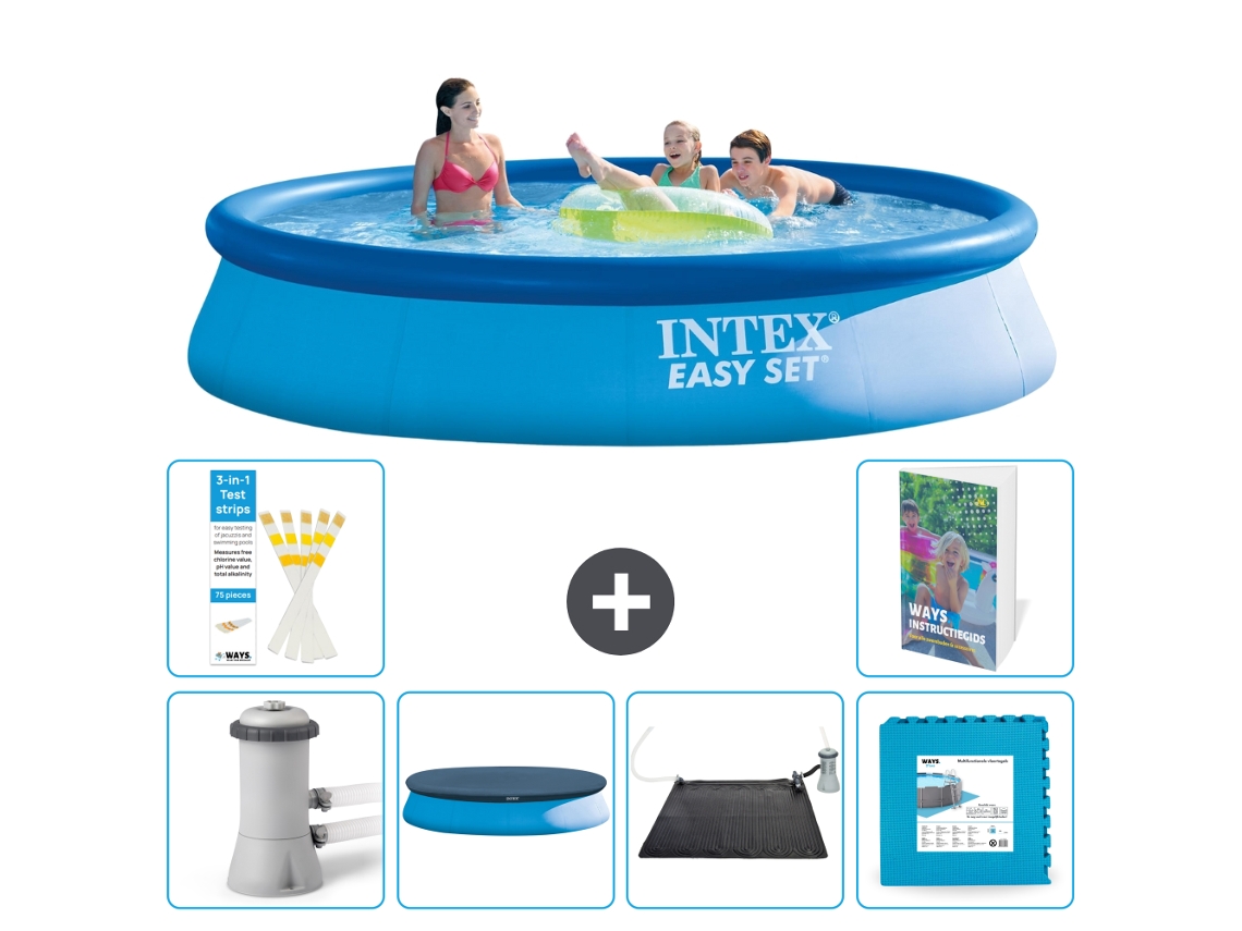 Intex Piscina Easy Set Redonda - 396x84 Cm - 7-peças S273
