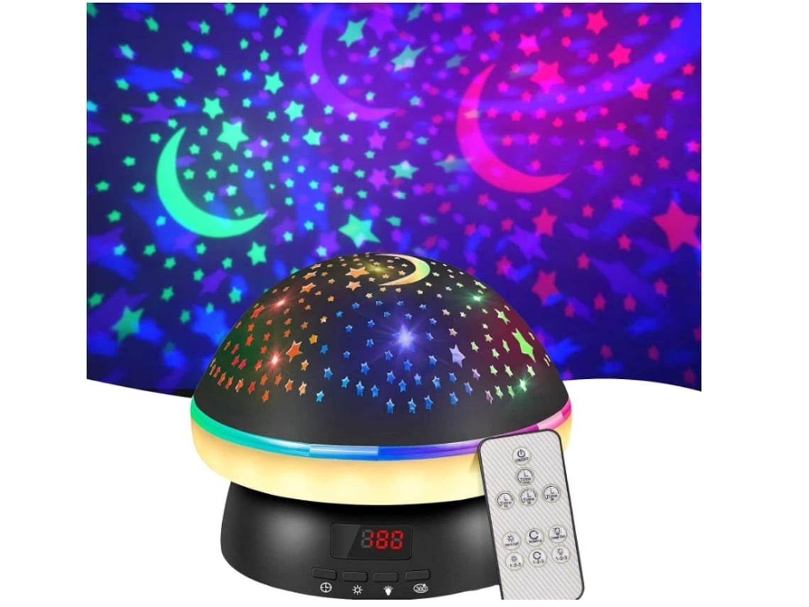 Juguetes para niñas de 3 a 8 años, proyector de luz nocturna con estrellas y temporizador de rotación, luces centelleantes para niños de 2 a 9 años, Vledary